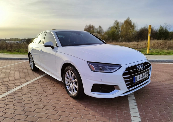 Audi A4 cena 127500 przebieg: 34500, rok produkcji 2021 z Białystok małe 92